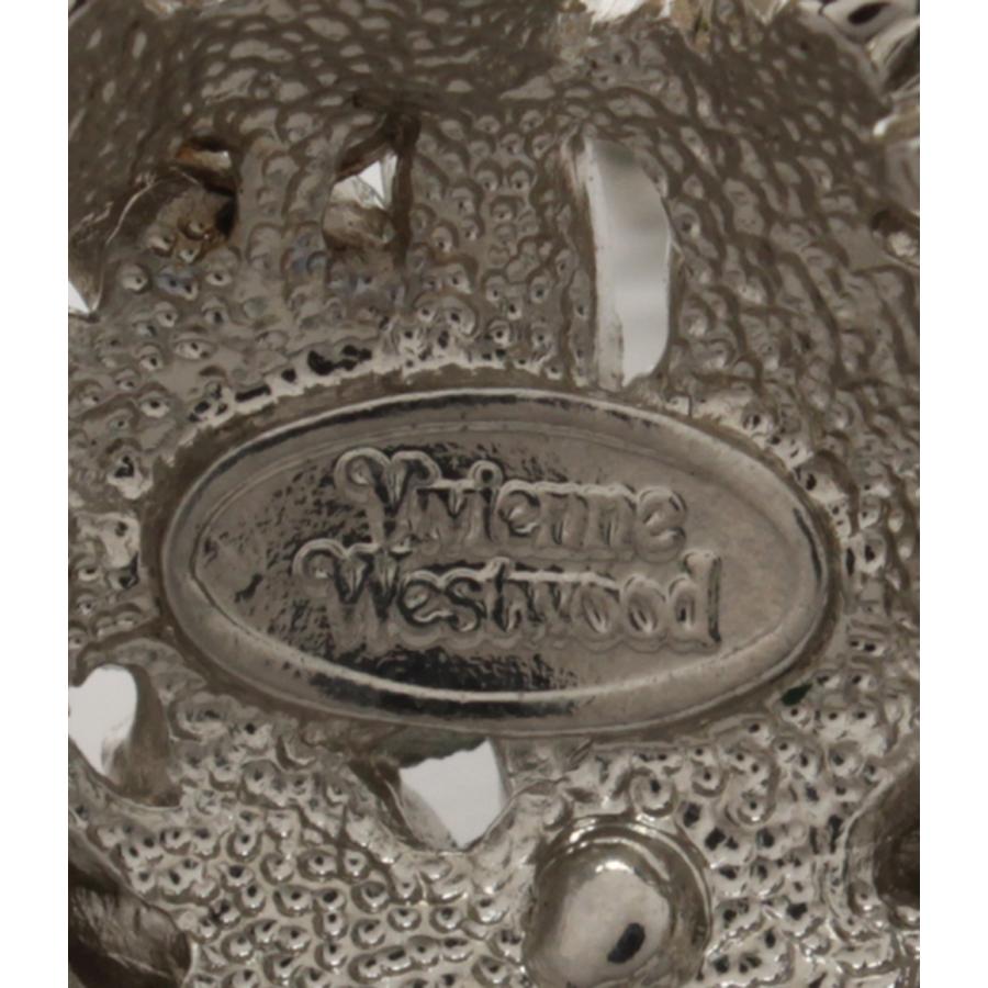 立体フラワーモチーフ レース編み　　革オーヴ Vivienne Westwood ヴィヴィアンウエストウッド ネックレス オーヴ オーブ フラワー