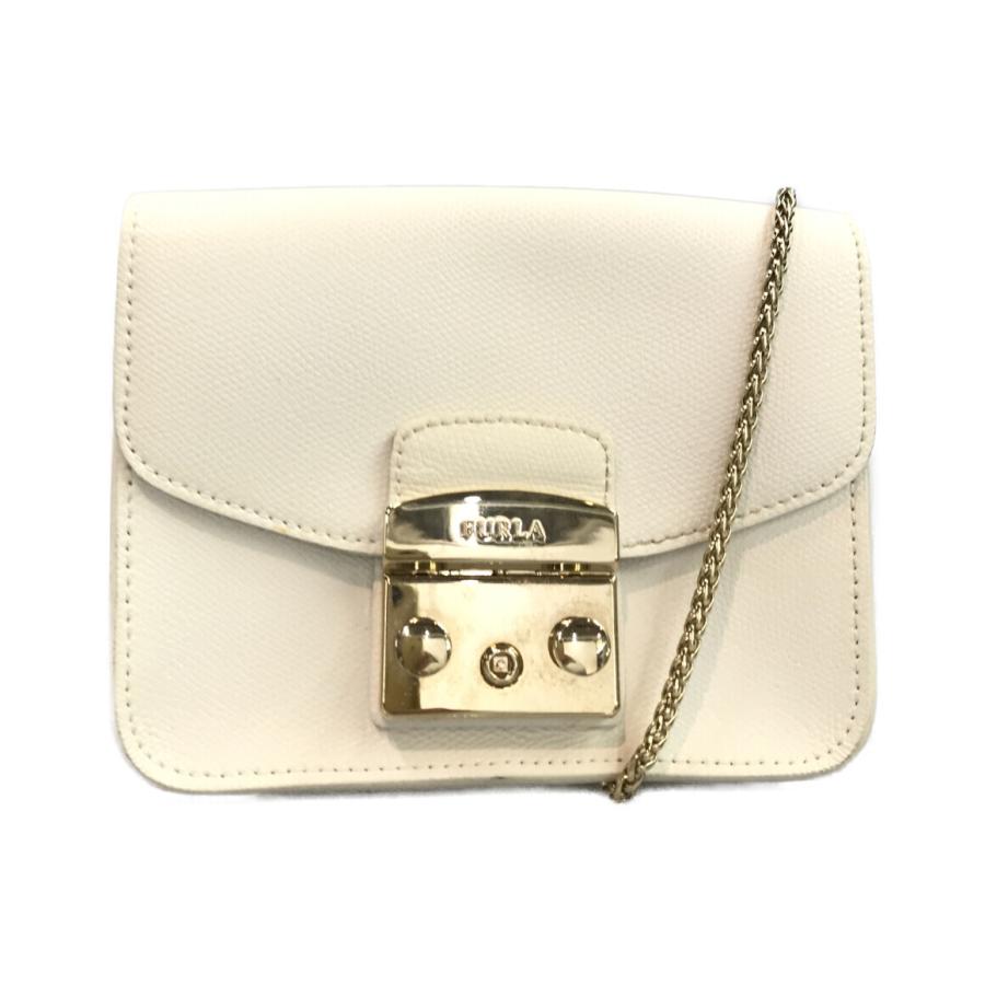 フルラ ミニクロスショルダーバッグ 斜め掛け チェーンショルダー レディース FURLA 中古 aol0111522 rehello