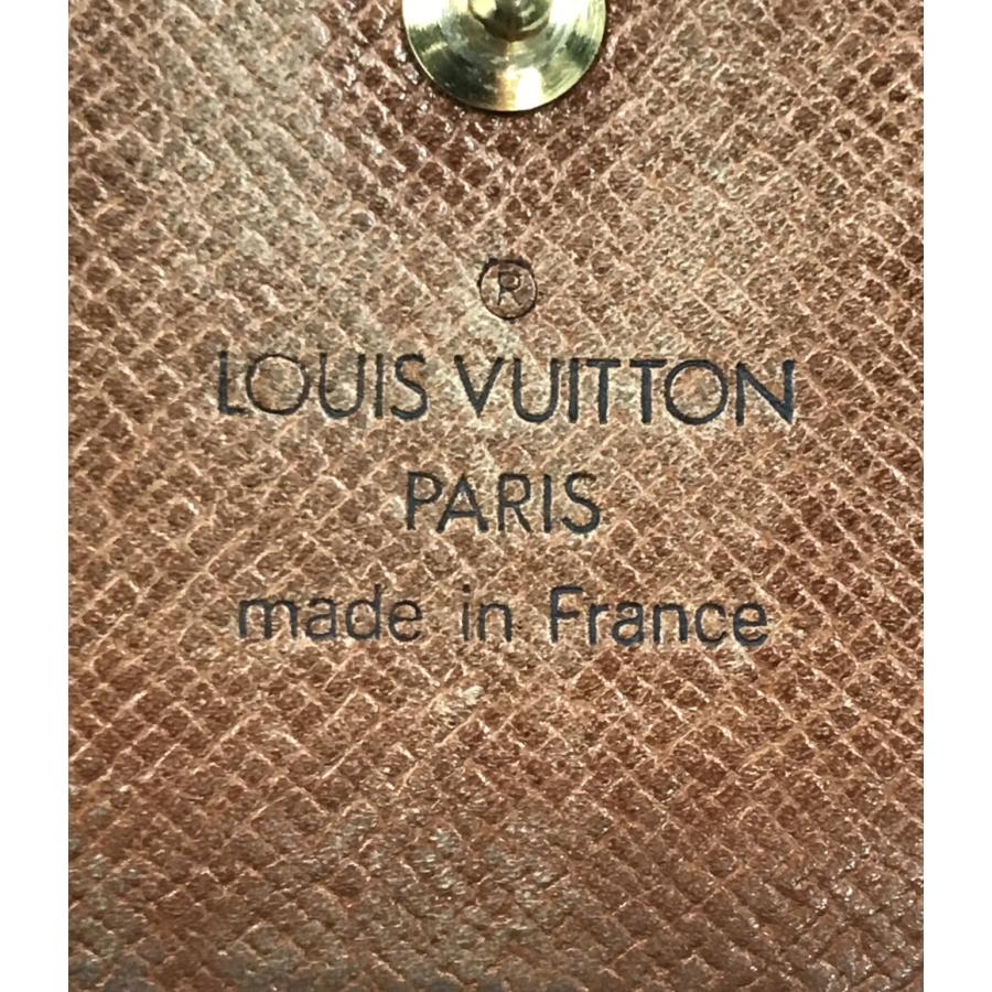 ルイヴィトン 三つ折り財布 Wホック ポルトモネ ビエ カルトクレディ M61652 モノグラム メンズ Louis Vuitton 中古｜hugall｜04