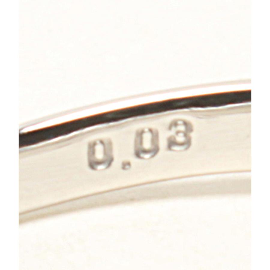 美品 組曲 リング 指輪 Pt900 ダイヤ0.03ct レディース SIZE 10号 (リング) KUMIKYOKU 中古｜hugall｜04