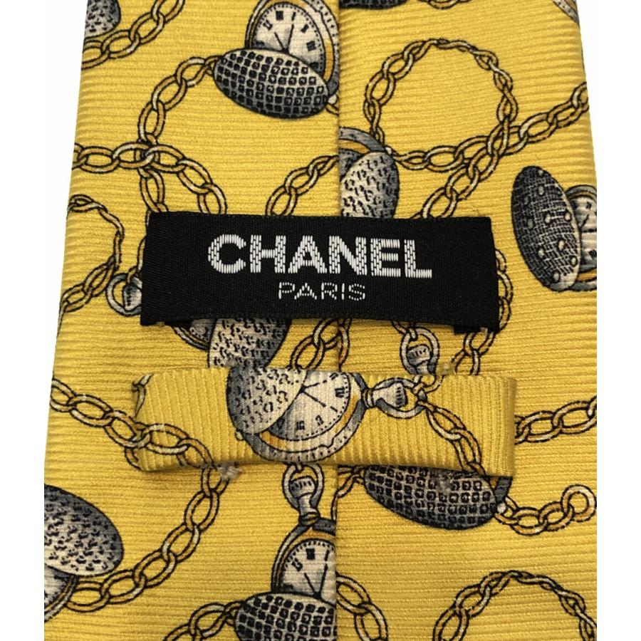 シャネル ネクタイ シルク100％ メンズ SIZE    CHANEL 中古｜hugall｜04