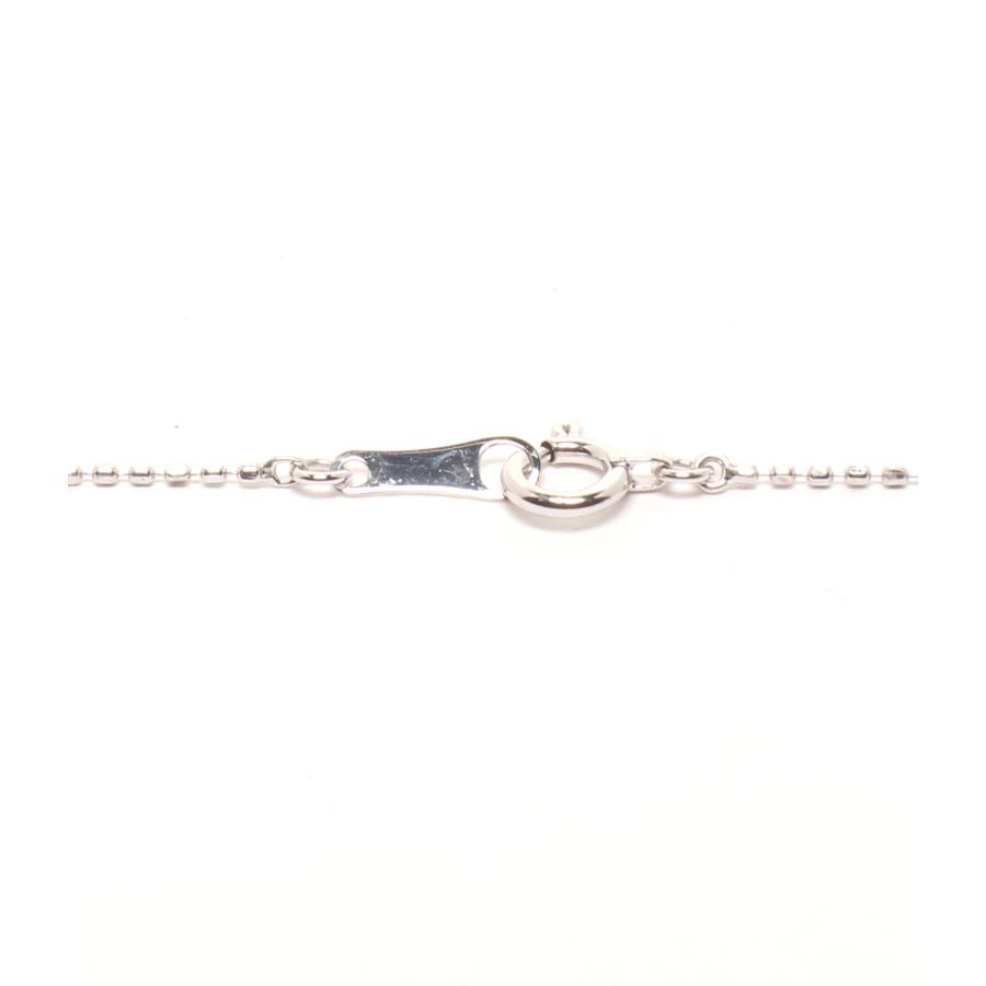 美品 ネックレス K18WG ブルーダイヤ0.05ct ダイヤ0.12ct レディース