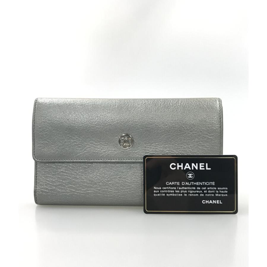 シャネル 長財布 シルバー金具 レディース CHANEL 中古｜hugall｜08