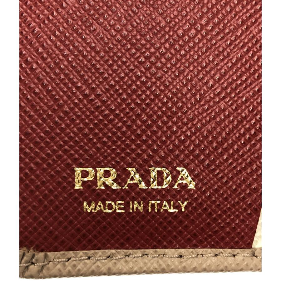美品 プラダ 二つ折り財布 1ML018 レディース PRADA 中古 : Rehello by