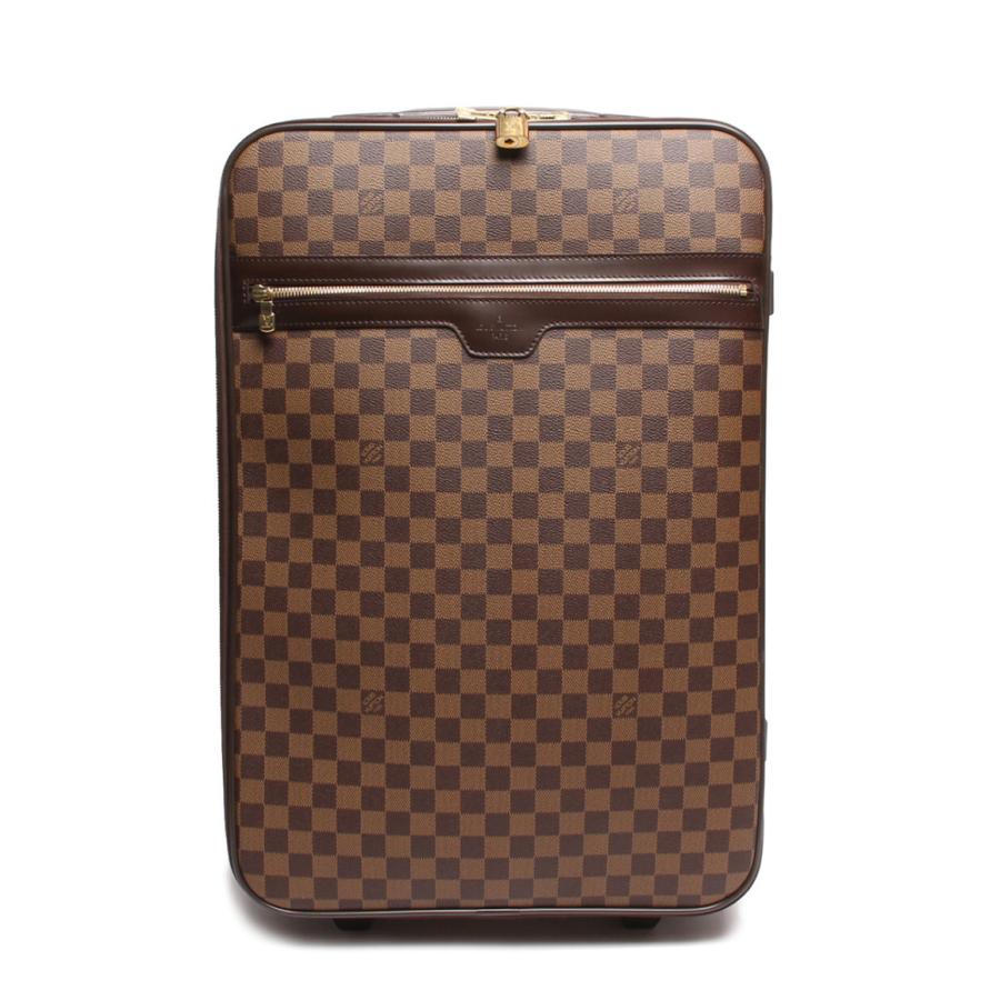 ルイヴィトン キャリーケース トラベルバッグ ダブルファスナー ペガス  