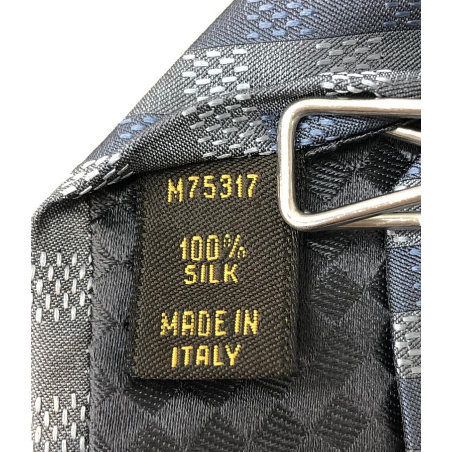 美品 ルイヴィトン ネクタイ シルク100% M75317 メンズ Louis Vuitton