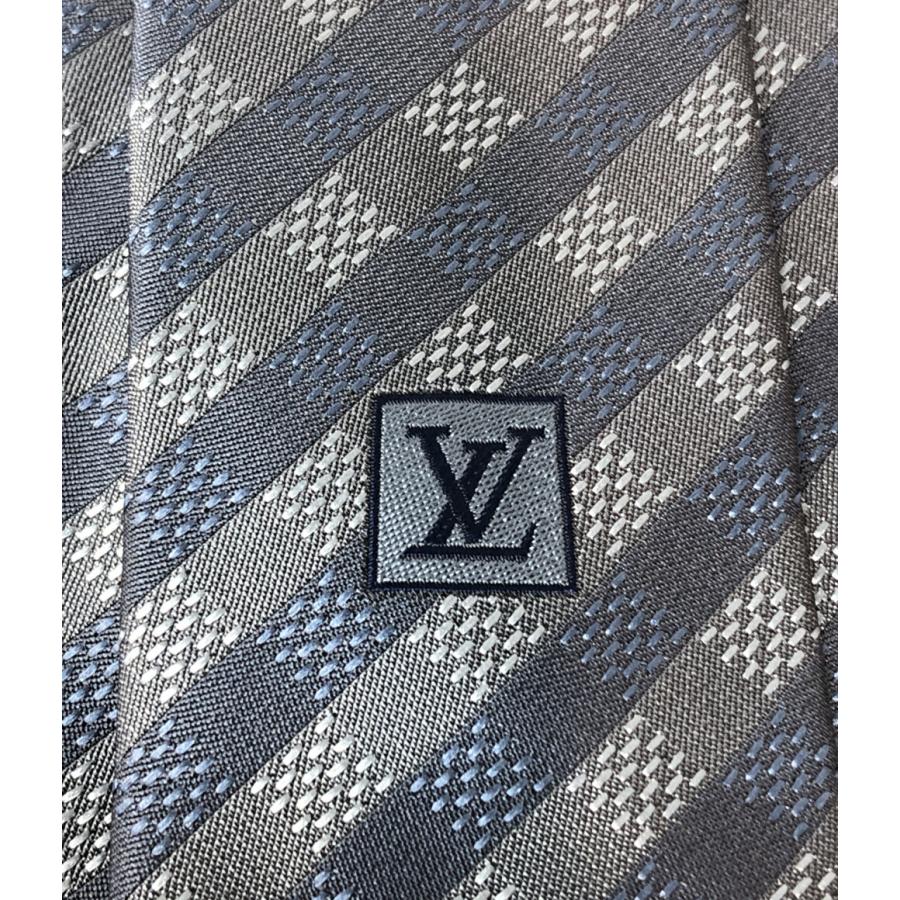 LOUIS VUITTON - 　ルイ・ヴィトン LOUIS VUITTON シルクネクタイ グリーン シルク メンズ ネクタイ 新品同様 LOUIS VUITTON ルイ・ヴィトン ネクタイ NIGO コラボ