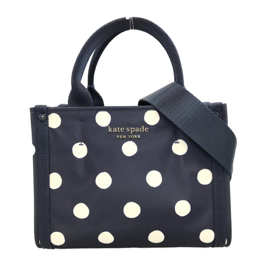 【美品】ドット柄 2WAYバッグ ショルダー＆ハンド ケイトスペード 正規品 kate spade NEW YORK ケイトスペード ショルダーバッグ 2Way