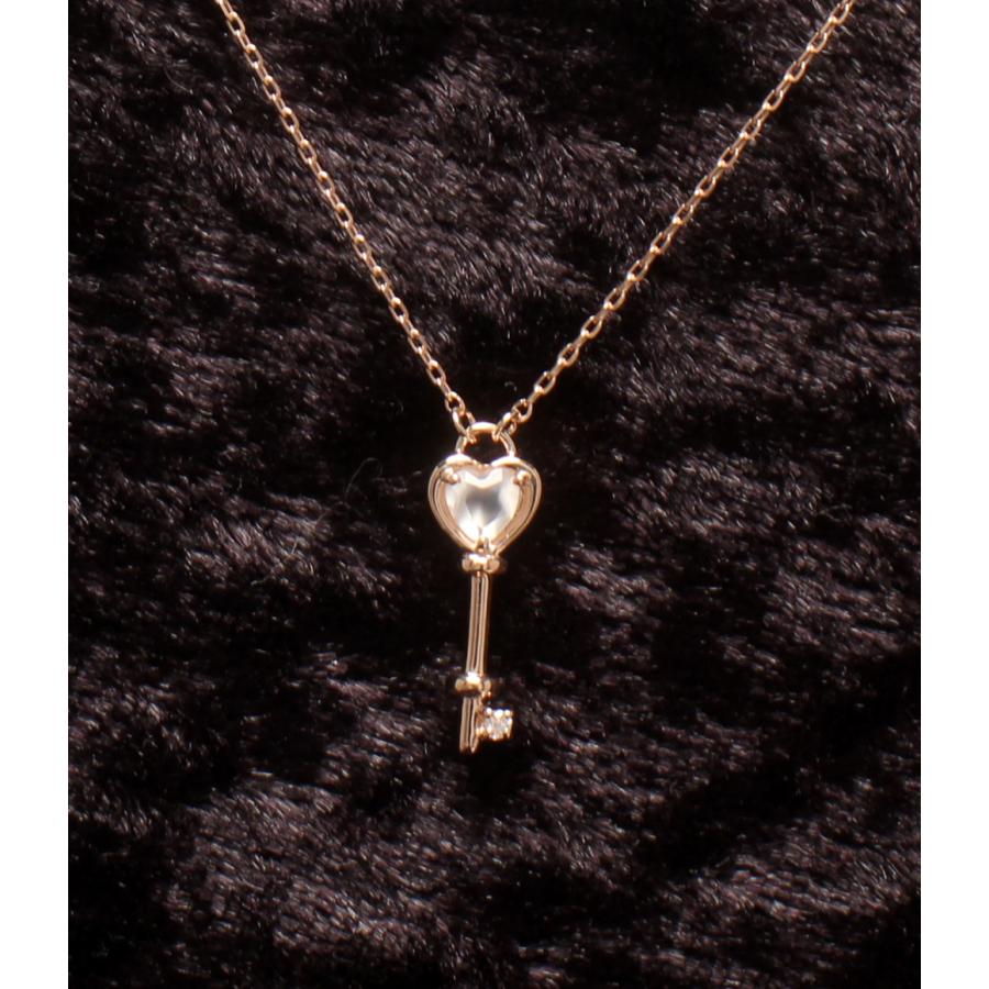 4℃ヨンドシーキーモチーフ ダイヤモンドネックレス