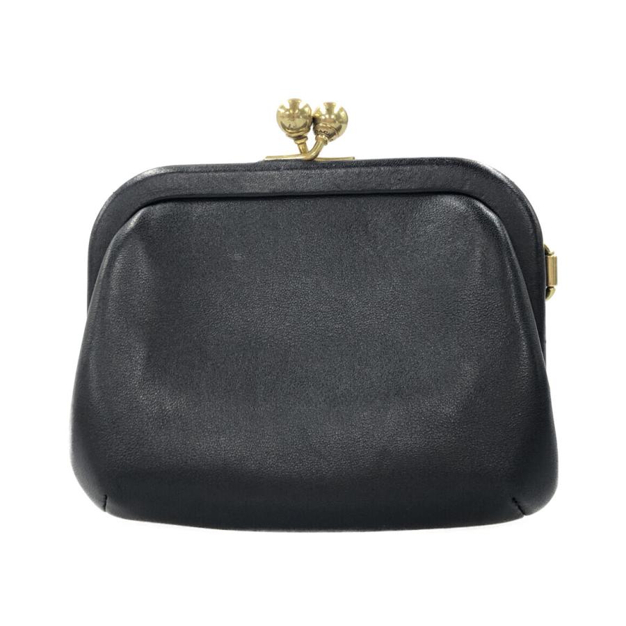 COACH レザー キスロック がま口 ケース 財布 黒 68326 コーチ コインケース がま口 68326 レディース COACH 中古 : Rehello