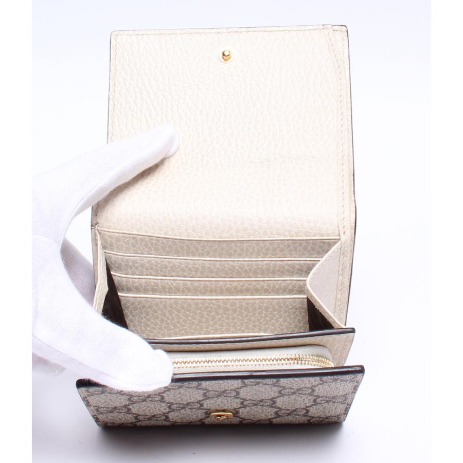 グッチ 二つ折り財布 598587 2184 GGマーモント レディース GUCCI 中古  
