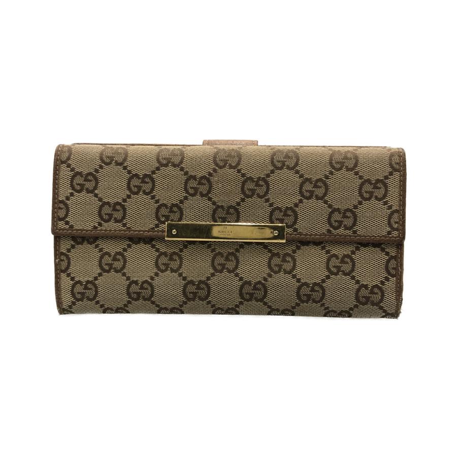 グッチ 二つ折り長財布 112715・3661 GGキャンバス レディース GUCCI