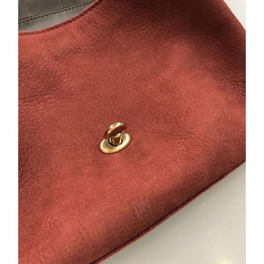 ザネラート 2way ファーハンドルハンドバッグ スエードショルダー  