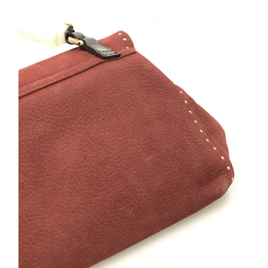 ザネラート 2way ファーハンドルハンドバッグ スエードショルダー