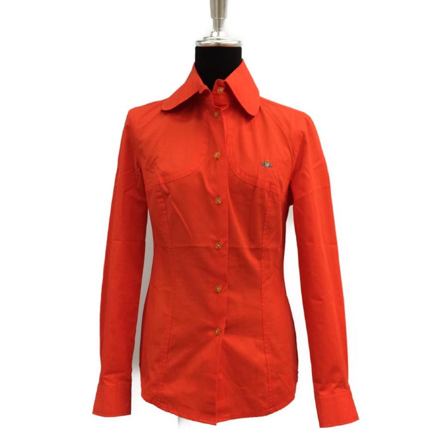 美品 ヴィヴィアンウエストウッドレッドレーベル 長袖コットンシャツ レディース Size I S Vivienne Westwood Red Label 中古 Asm Hugall Fashion ハグオール 通販 Yahoo ショッピング