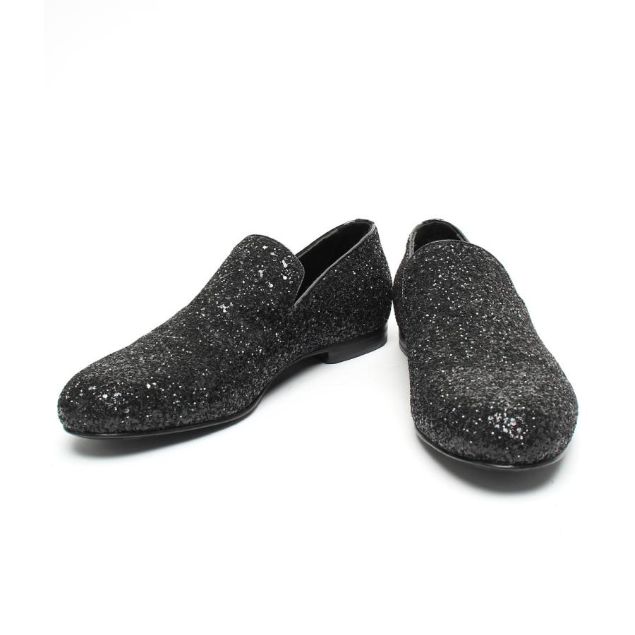 美品 ジミーチュウ ローファー スリッポン グリッター メンズ Size 411 2 S Jimmy Choo 中古 Chords Top