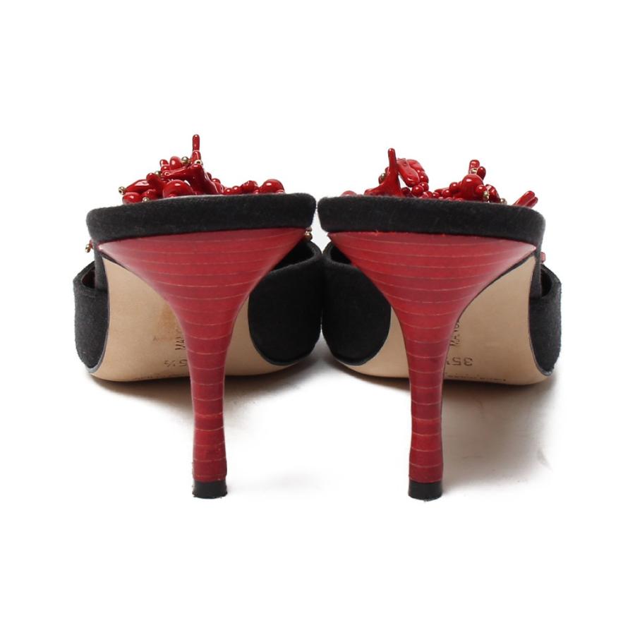 MANOLO BLAHNIK マノロブラニク ミュール 珊瑚 レディース SIZE 35 1/2 