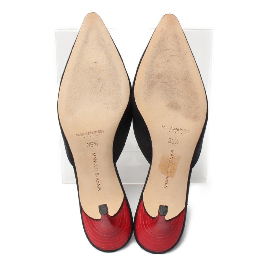 MANOLO BLAHNIK マノロブラニク ミュール 珊瑚 レディース SIZE 35 1/2 
