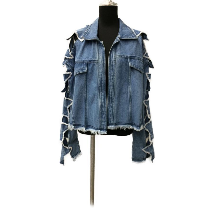 PONY STONE ダメージデニムジャケット PONY STONE ダメージデニムジャケット PONY STONE】新品美品