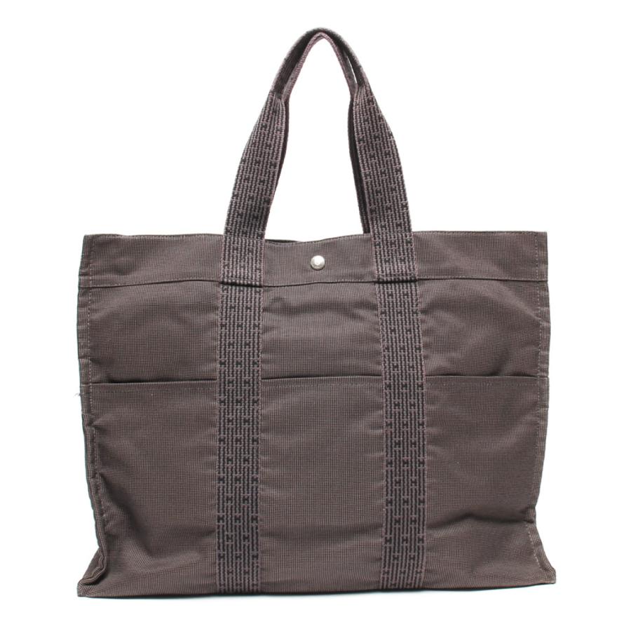 HERMES エルメス キャンバストートバッグ エールライン GM ユニ 