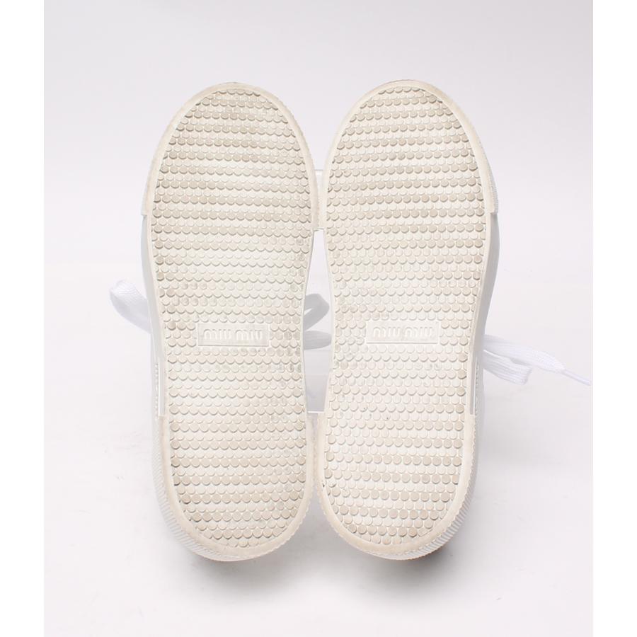 miu 美品 ミュウミュウ スニーカー 5E828C レディース SIZE 35.5 (S 