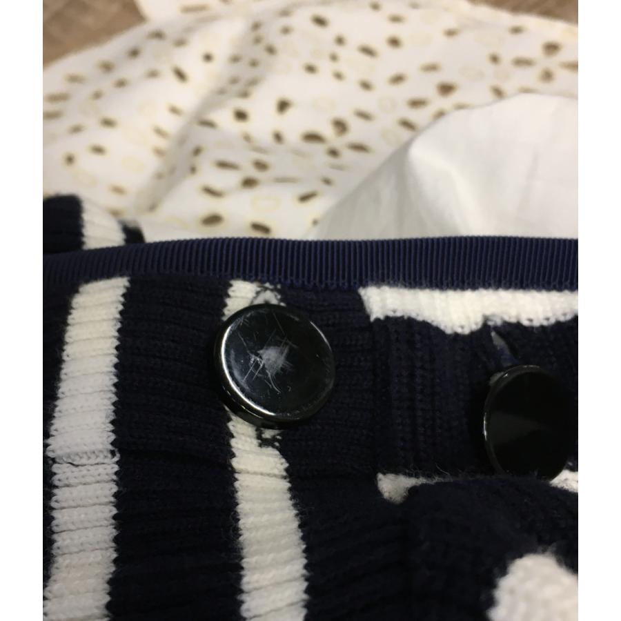 sacai 美品 サカイ 半袖ワンピース ボーダー レディース SIZE 2 sacai 美品 サカイ 半袖ワンピース ボーダー レディース SIZE 2