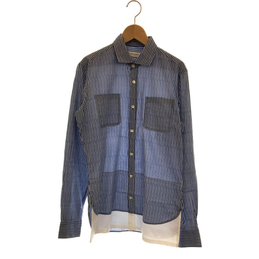 DRIES VAN NOTEN 美品 ドリスヴァンノッテン 長袖シャツ ストライプ柄 