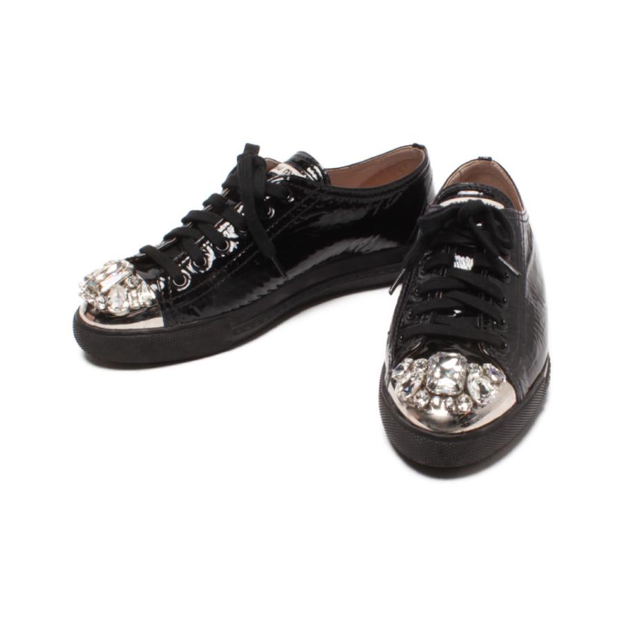 ミュウミュウ ビジュー スニーカー レディース Size 37 1 2 M Miumiu 中古 Asm Hugall Fashion ハグオール 通販 Yahoo ショッピング