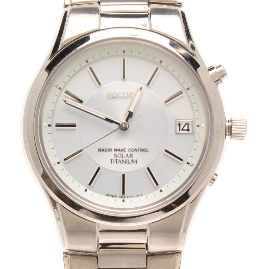 SEIKO セイコー 腕時計 SPIRIT ソーラー シルバー 7B22-0AD0 SEIKO セイコー 腕時計 SPIRIT ソーラー シルバー 7B22-0AD0