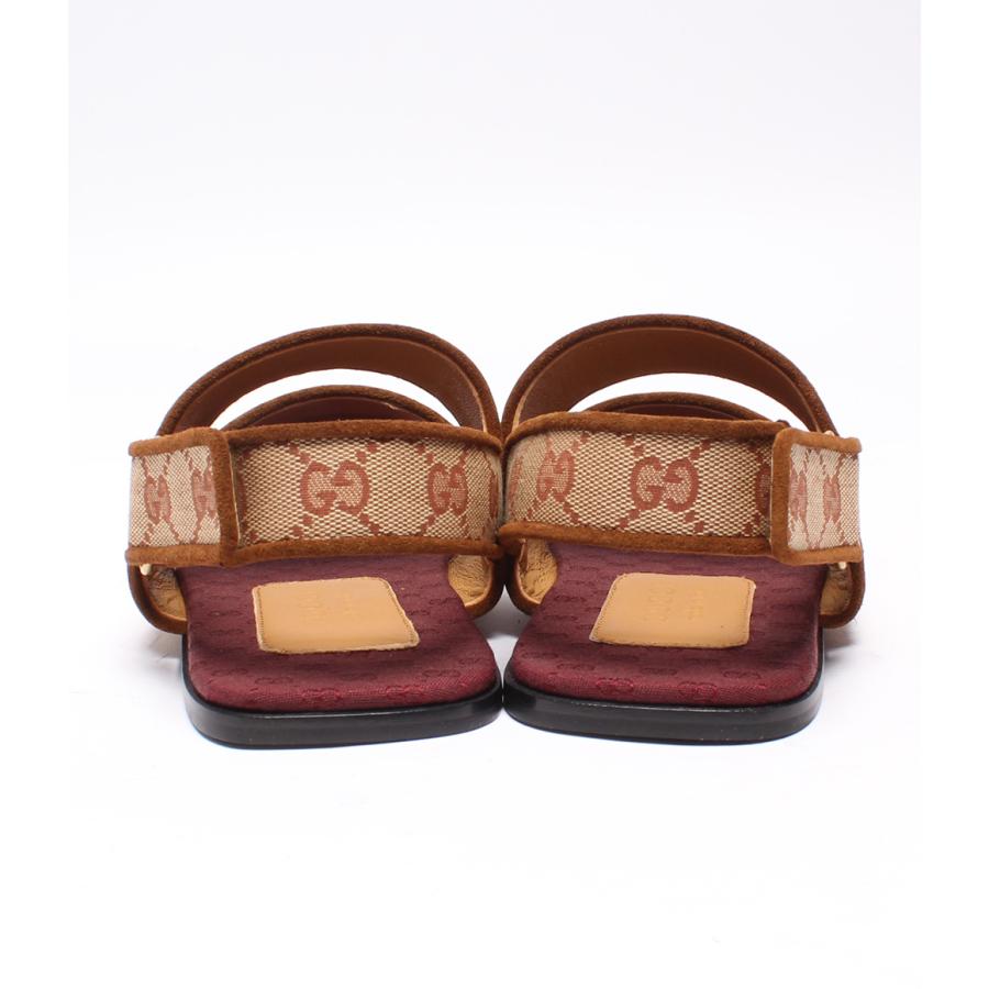 美品 グッチ サンダル GGキャンバス メンズ SIZE 8 (L) GUCCI 中古 