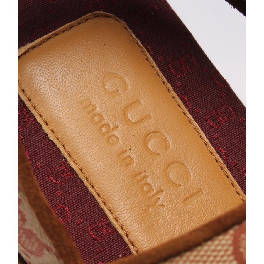 美品 グッチ サンダル GGキャンバス メンズ SIZE 8 (L) GUCCI 中古 