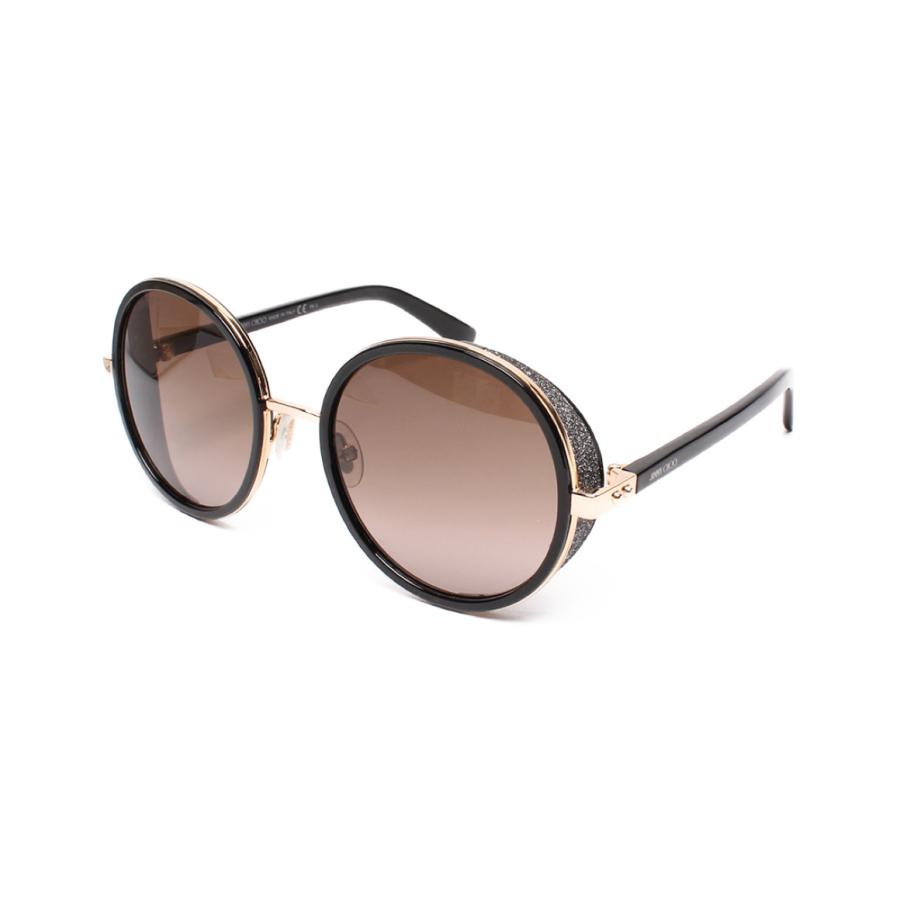 Jimmy Choo ラウンドサングラス ケース付き JimmyChoo ジミーチュウ 黒 サングラス ケース付き