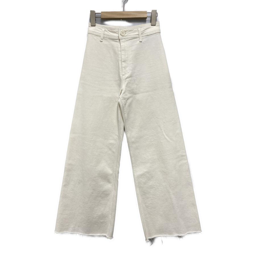 ディズニープリンセスのベビーグッズも大集合 裾カットオフ仕様 ワイドパンツ コットンパンツ ザラ レディース 中古 Zara S 36 Size その他ボトムス パンツ Www We Job Com