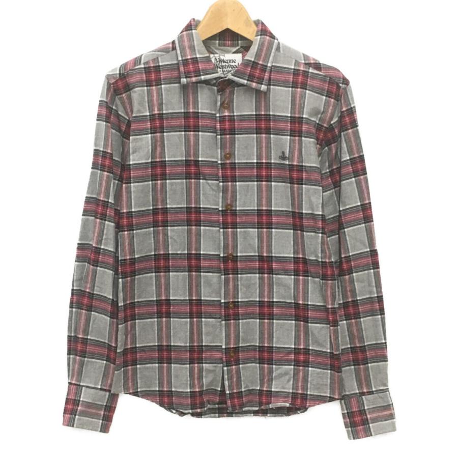 Vivienne Westwood Man チェック柄 長袖シャツ 46 Vivienne Westwood Man チェック柄長袖シャツ 46