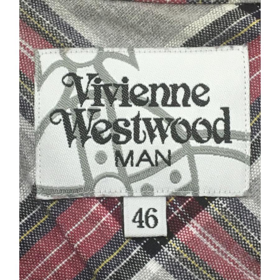 Vivienne Westwood Man チェック柄長袖シャツ 46