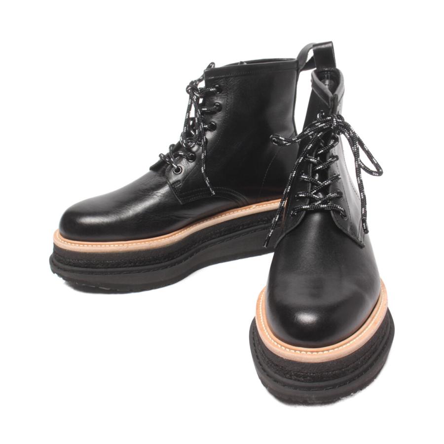 サカイ 厚底編み上げショートブーツ メンズ SIZE 42 (M) sacai サカイ 厚底編み上げショートブーツ メンズ SIZE 42 (M) sacai