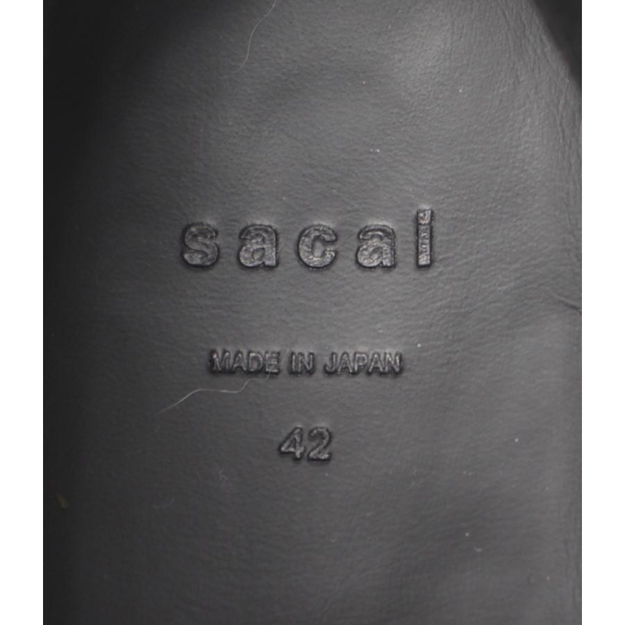 サカイ 厚底編み上げショートブーツ メンズ SIZE 42 (M) sacai サカイ 厚底編み上げショートブーツ メンズ SIZE 42 (M) sacai