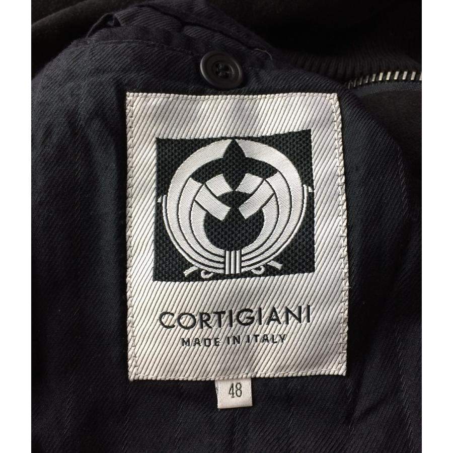 訳あり コルティジャーニ SIZE 48 (L) レザーブルゾン CORTIGIANI  