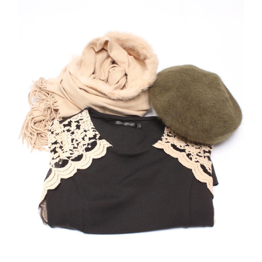 アクシーズファム コーディネートセット ストール 帽子 チュニック レディース Size 2l Xl以上 Axes Femme 中古 Ast Hugall Fashion ハグオール 通販 Yahoo ショッピング