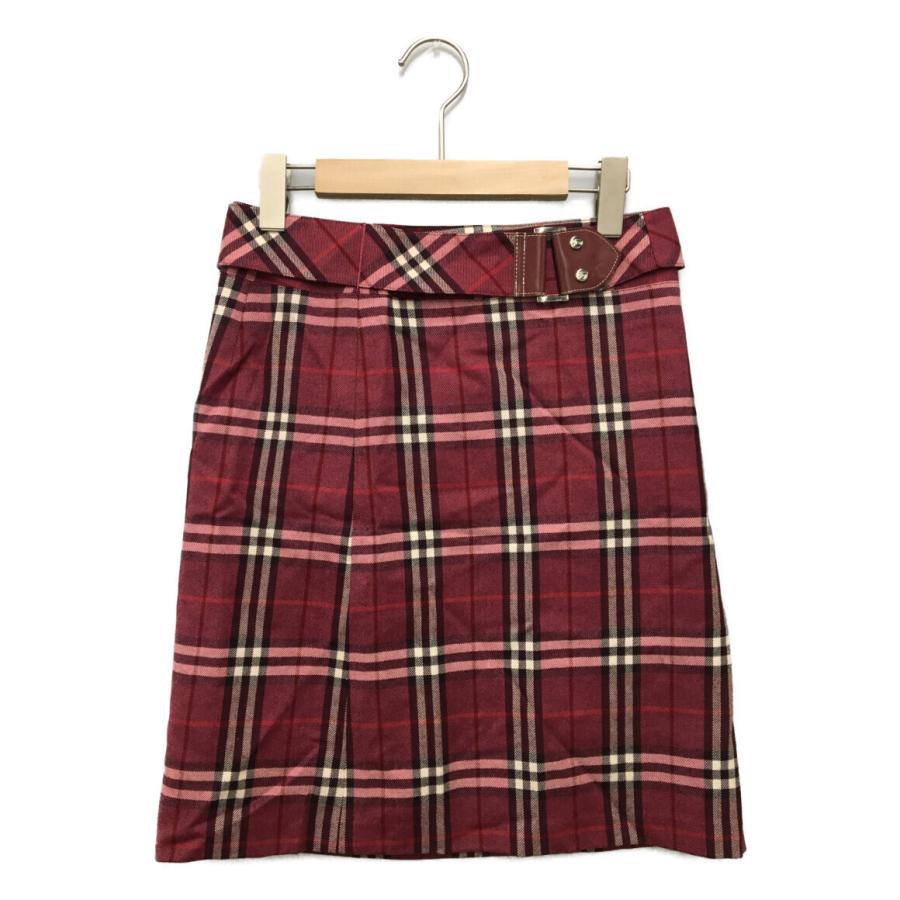 バーバリーブルーレーベル ウールスカート レディース SIZE 36 (S  