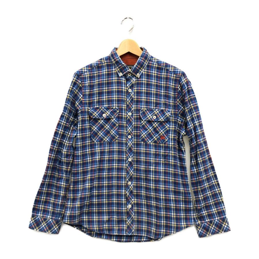 美品 バーバリーブラックレーベル 長袖シャツ ネルシャツ チェック柄 メンズ SIZE 3 (L) BURBERRY BLACK LABEL 中古  :ati0123934:rehello by BOOKOFF - 通販 - Yahoo!ショッピング