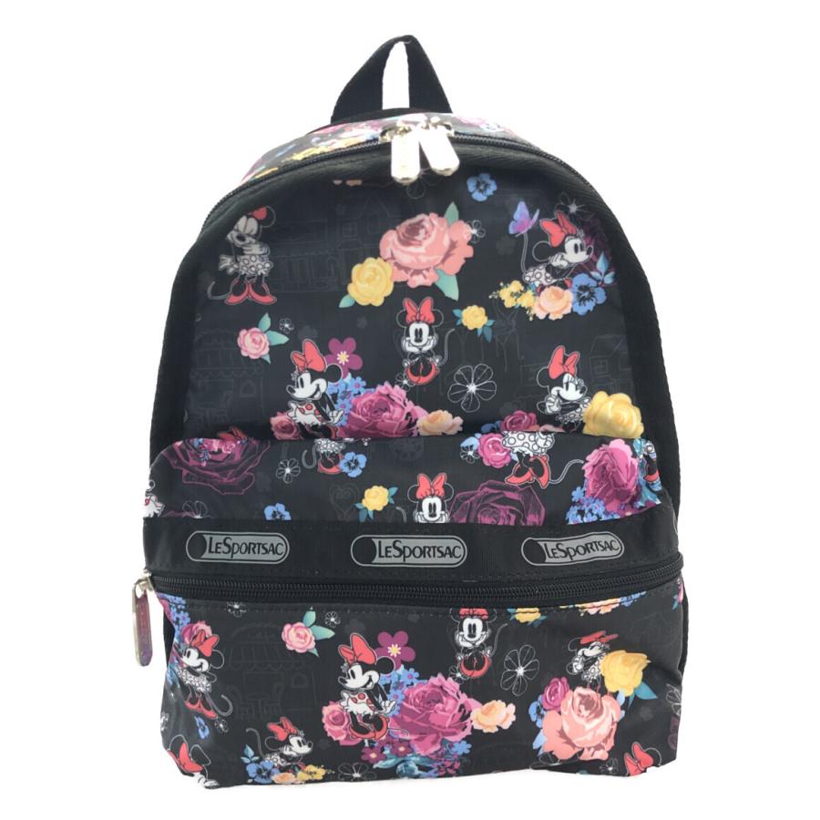 美品 レスポートサック ミニリュック ディズニー ミニーマウス バラ柄