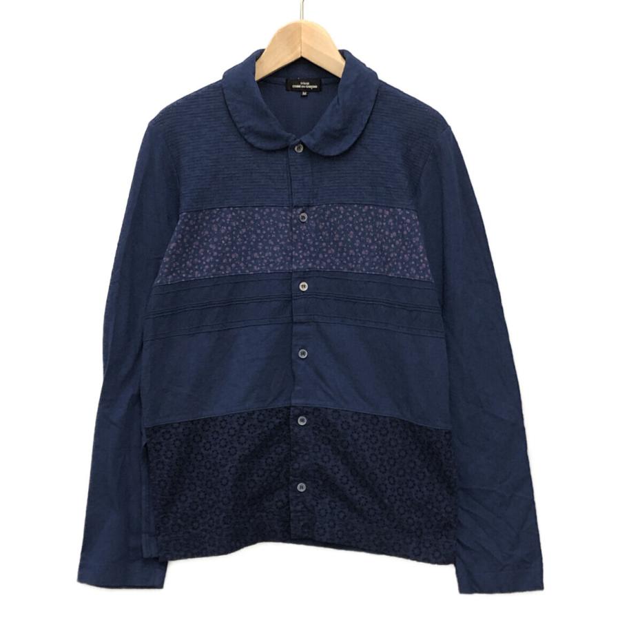 トリココムデギャルソン 長袖シャツ ネイビー レディース SIZE M (M 