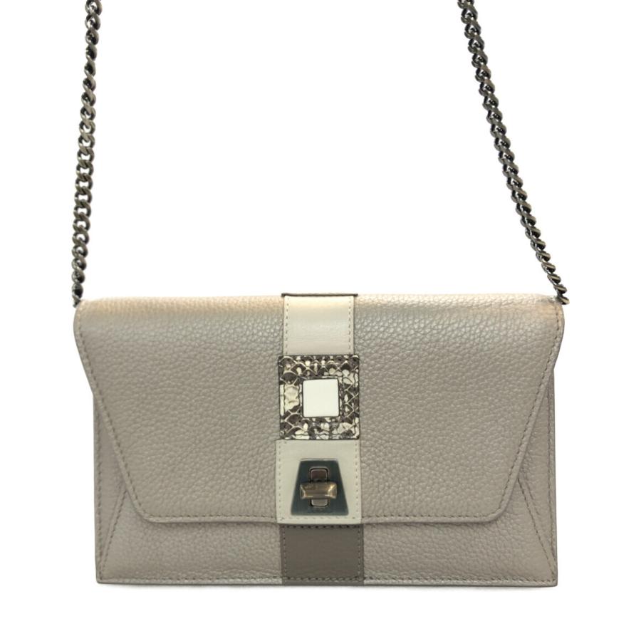 アクリス 2wayショルダーバッグ クラッチバッグ レディース AKRIS 中古 