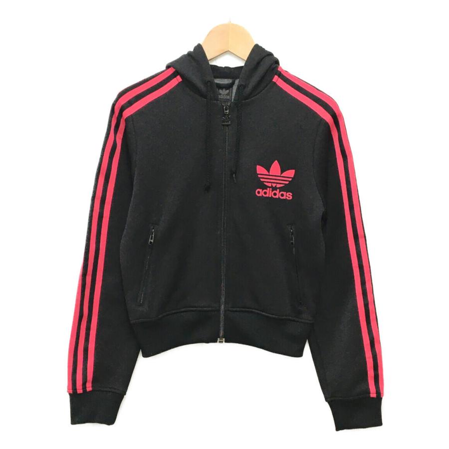 新品 adidas レディース トラックジャケット S ストライプ