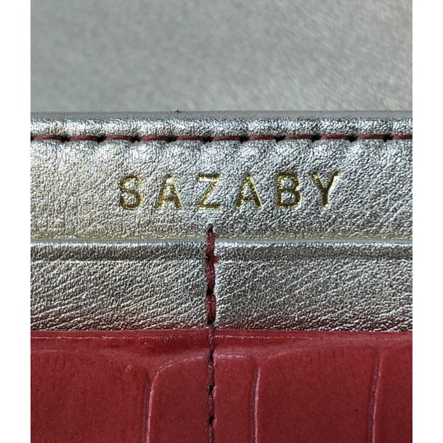 美品 サザビー 二つ折り長財布 レディース SAZABY 中古