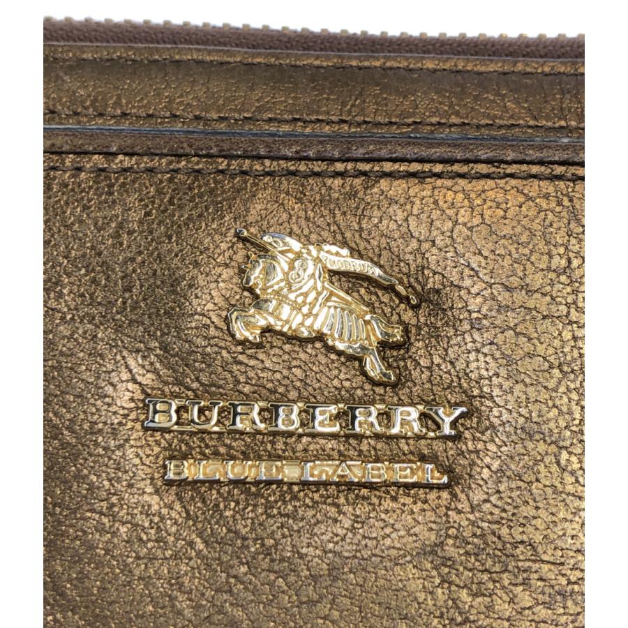 バーバリーブルーレーベル ラウンドファスナー長財布 レディース BURBERRY BLUE LABEL 中古｜hugall｜04