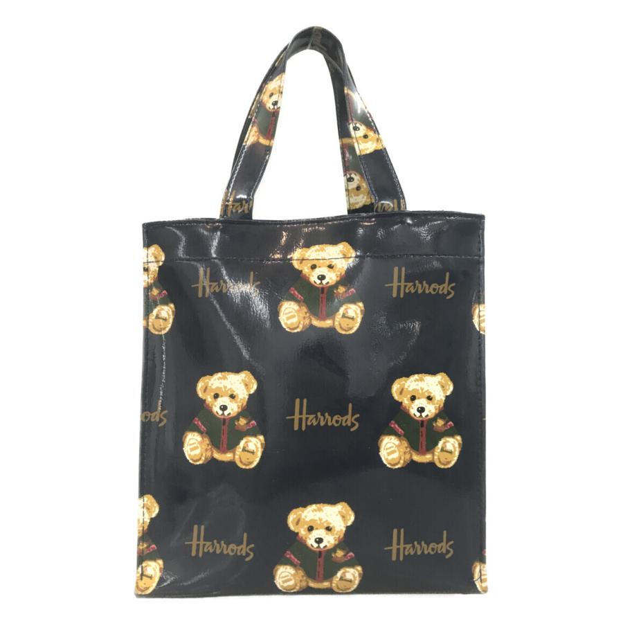 ハロッズ ベア柄エナメルトートバッグ レディース Harrods 中古