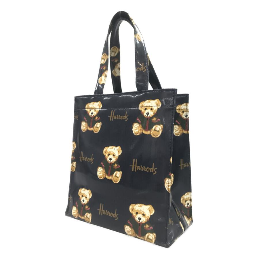 ハロッズ ベア柄エナメルトートバッグ レディース Harrods 中古