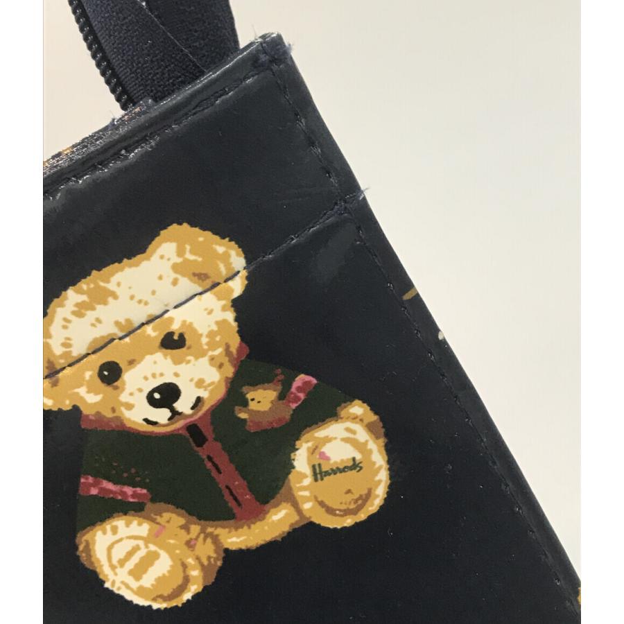 ハロッズ ベア柄エナメルトートバッグ レディース Harrods 中古